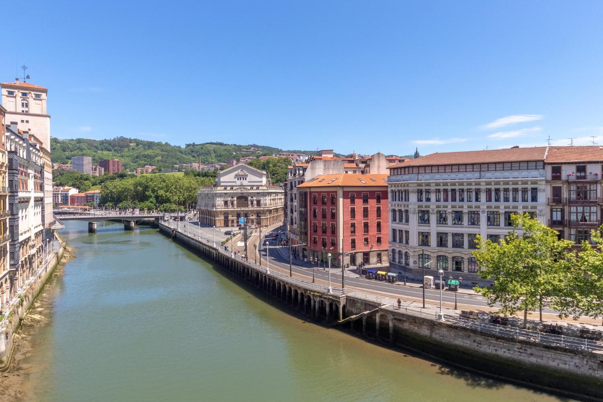Apartamento Con Vistas A La Ria Bilbao Exterior foto