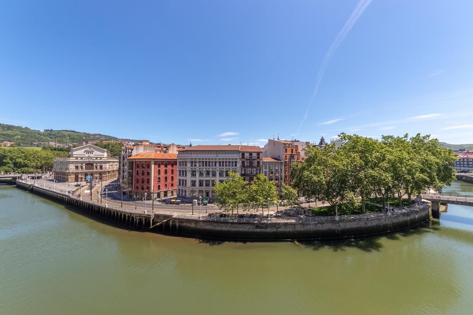 Apartamento Con Vistas A La Ria Bilbao Exterior foto